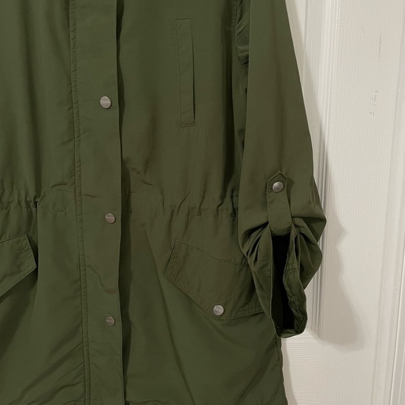 Sanctuary Women’s Green Anorak Utility Jacket Adjustable‎ sleeve size Medium - Picture 14 of 16